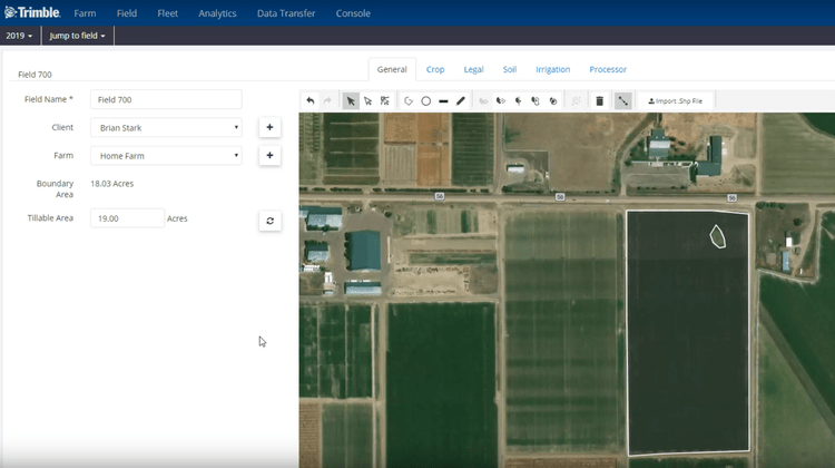 Trimble Ag Software Farmer Core Satellite Imagery Farm Management Software