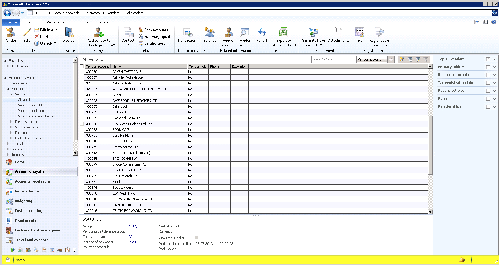 microsoft dynamics ax certifications