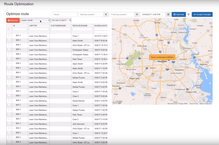 Route Optimization in Husky Intelligence