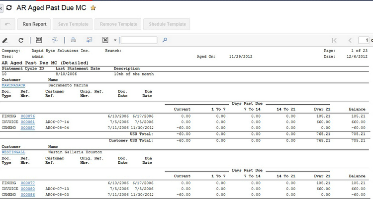 Acumatica Accounts Receivable Software