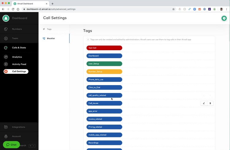 Aircall Assign Tags Auto Dialer Solutions