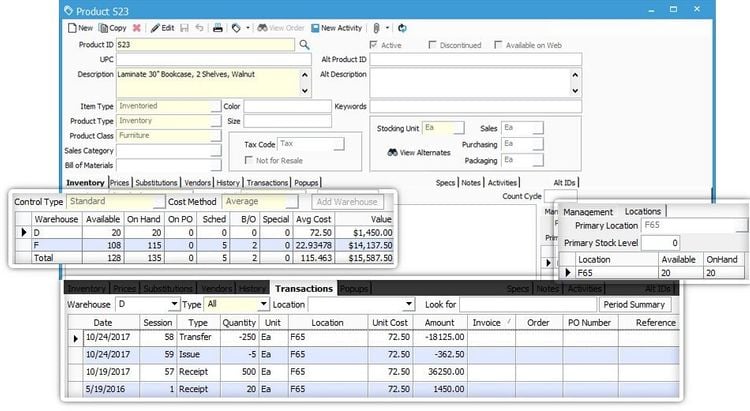 Acctivate Warehouse Management