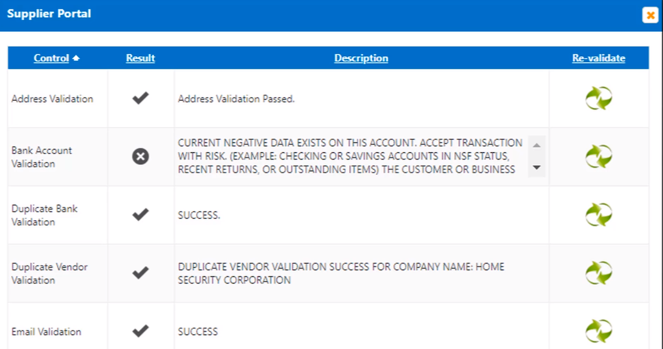 apexportal Demo Scenario 1 - apexanalytix - Ultimate Supplier