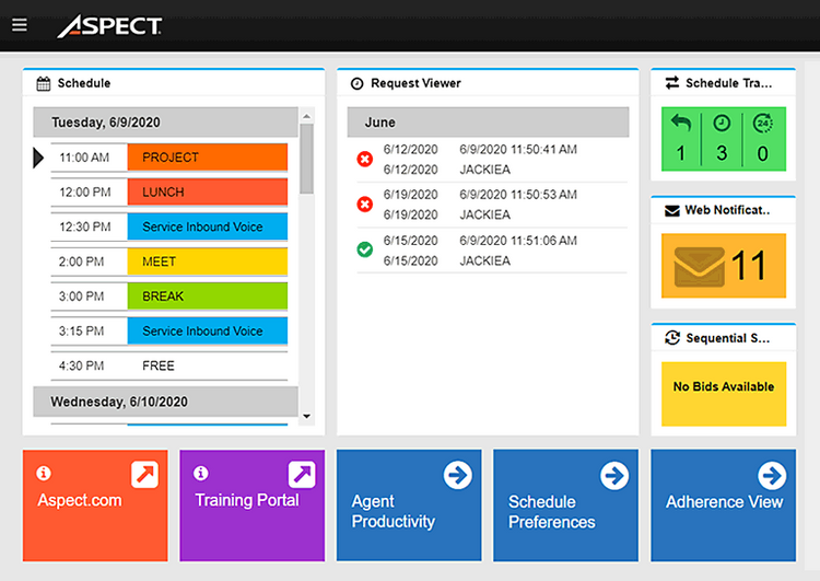 Aspect Manage Workflows Contact Center Software