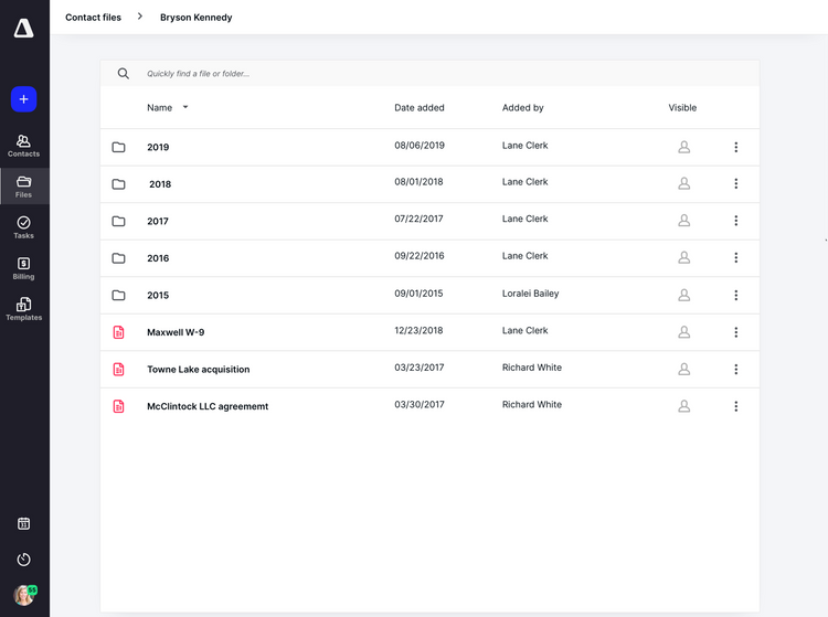 Canopy Accounting Practice Management Software Files