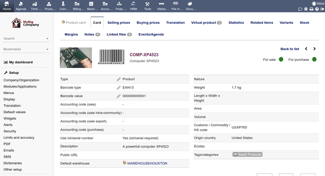 Dolibarr Erp Software 2021 Reviews Pricing Demos