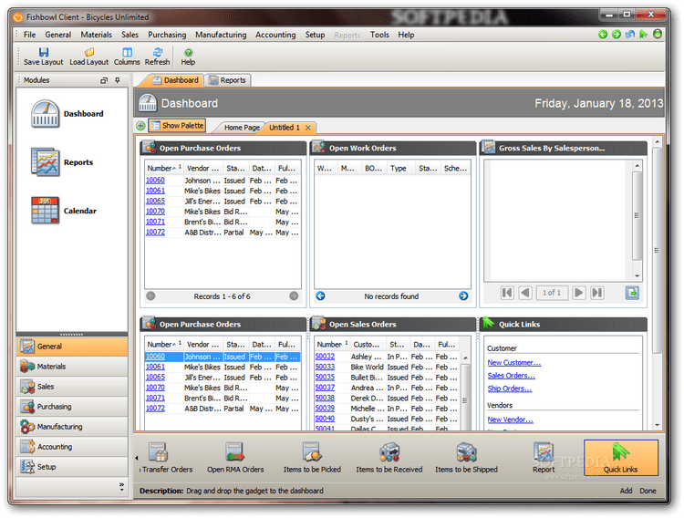 Fishbowl Inventory Purchase Orders