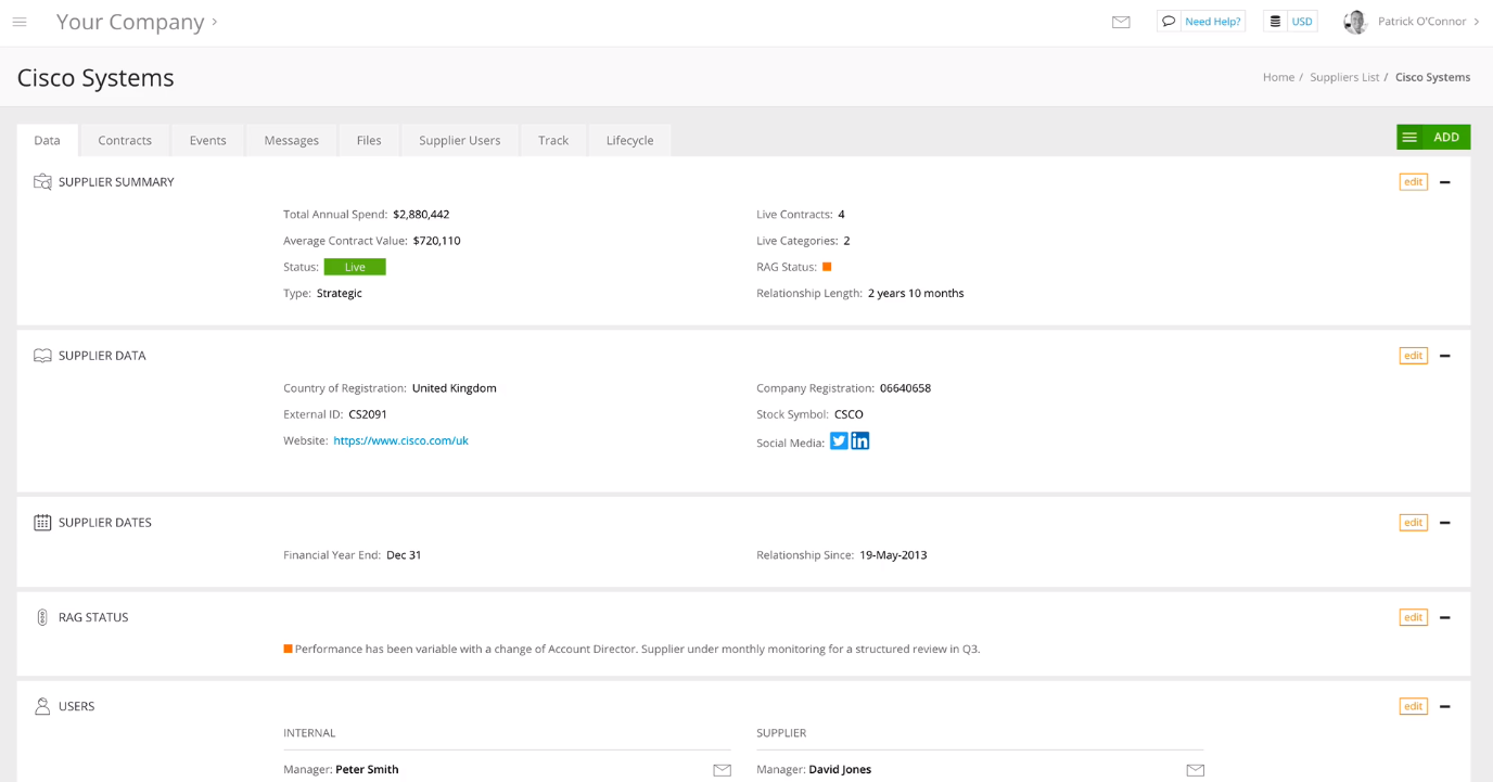 apexportal Demo Scenario 1 - apexanalytix - Ultimate Supplier