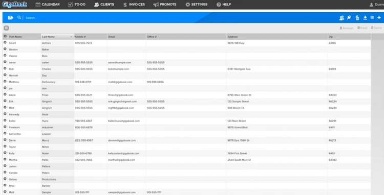 Gigabook Appoiontment Scheduling Software