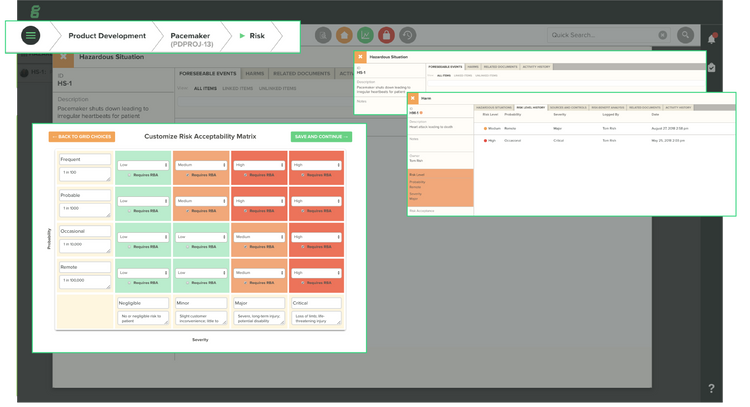 Greenlight Guru Risk Assessment Enterprise Quality Management Software