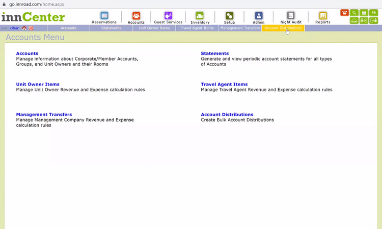 InnRoad Accounting Reports