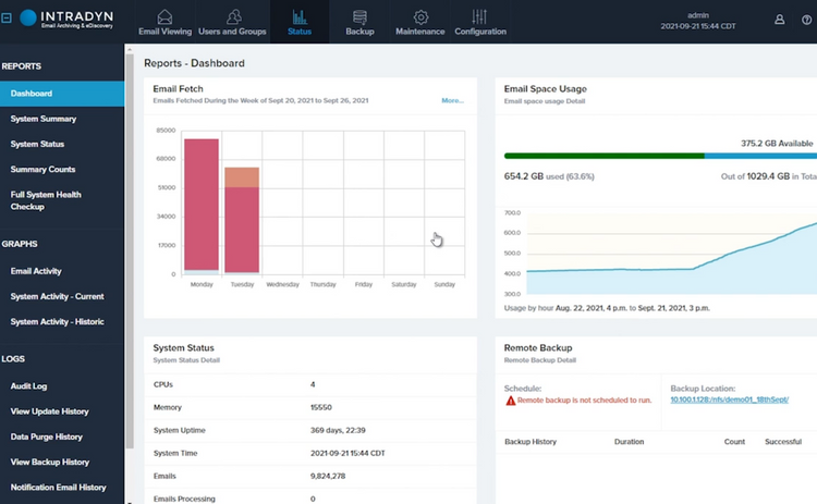 Intradyn Archiving Software