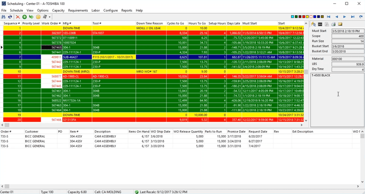 Manufacturing Scheduling and Production Planning Software EnterpriseIQ