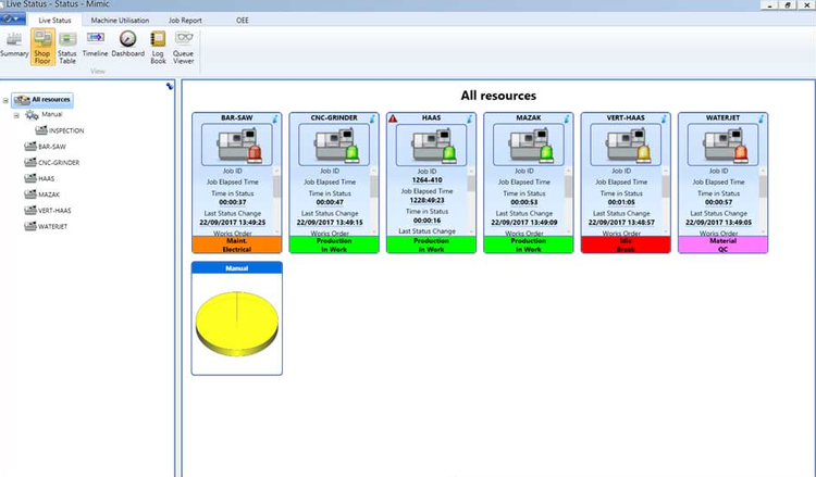 JobPack Live Status Manufacturing Project Management Software