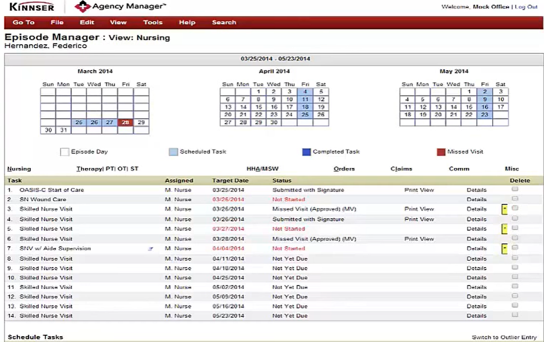 Kinnser Agency Manager Home Health Care Software 21 Reviews