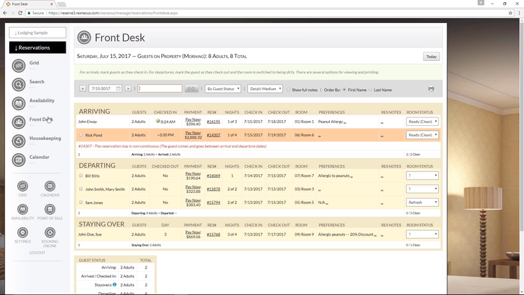 ResNexus Reservation Software