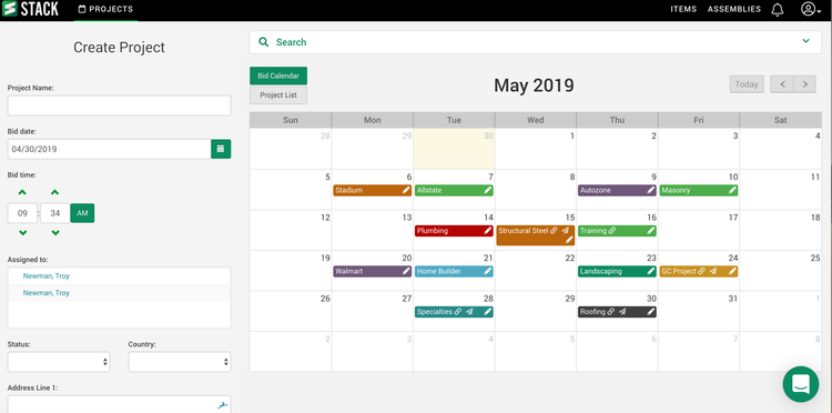 STACK Software Scheduling