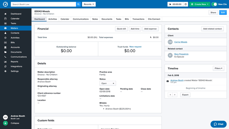 Clio Trust Accounting Legal Software