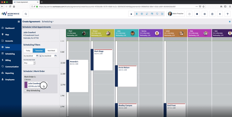 WorkWave Service Scheduling HVAC Software