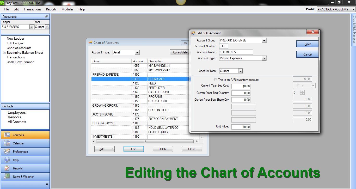 Farm Chart Of Accounts A Visual Reference Of Charts Chart Master