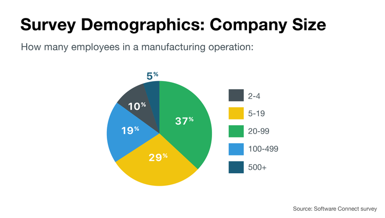 Survey demographics: company size