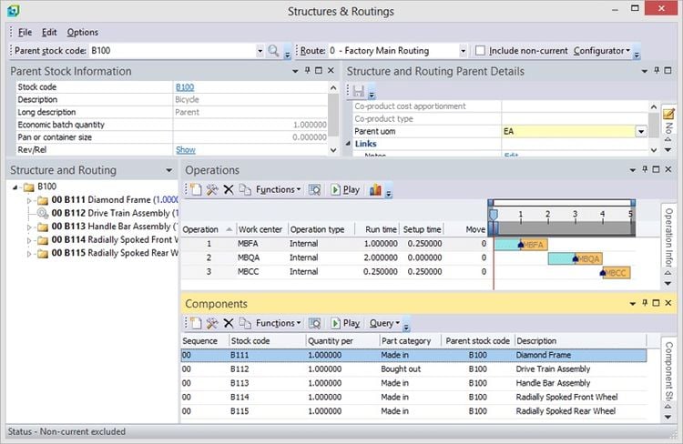 SYSPRO Structures Routing Module