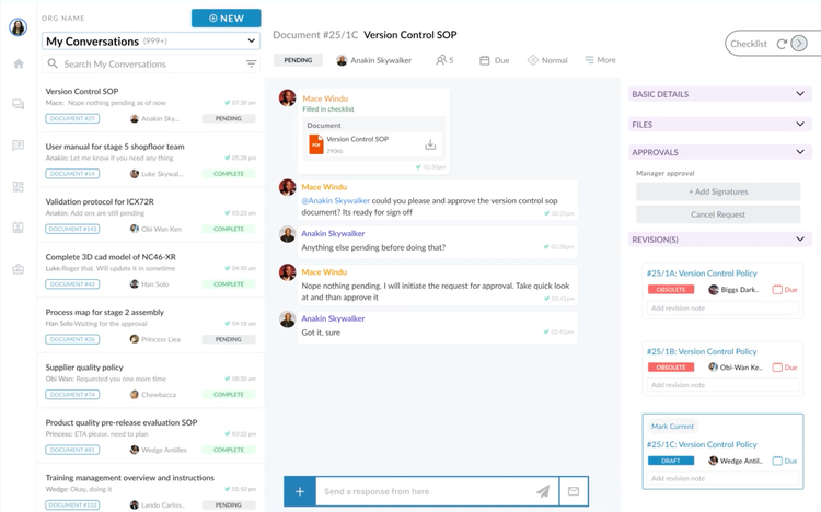 Unifize EQMS Document Control